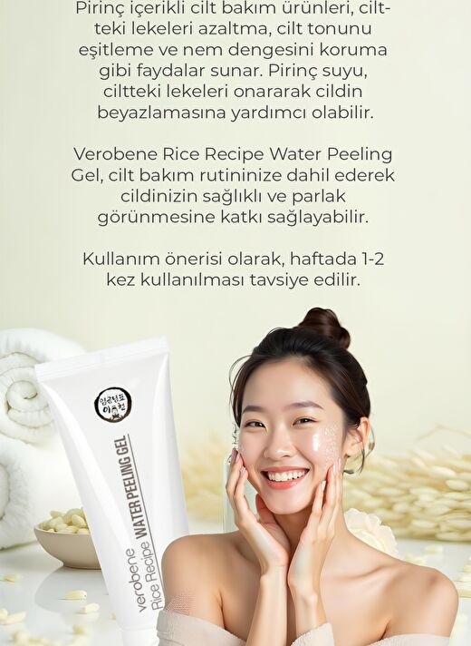 Pirinç Özlü Arındırıcı ve Aydınlatıcı Peeling Jel 100ml 4