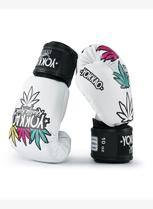 Yokkao Khalifa Kush White Boks, Kick Boks, Muay Thai Eldiveni 3