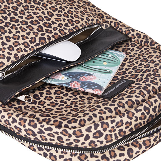 Earthy Leopard 13-14 inch Sırt Laptop / Macbook Çantası 2