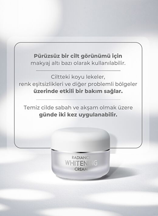 Leke Karşıtı Ton Eşitleyici ve Aydınlatıcı Nemlendirici Krem 50ml 4