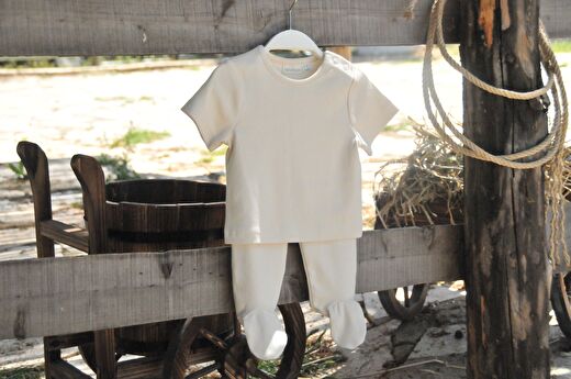 Naturaborn GOTS Organik Sertifikalı Bebek T-Shirt 1