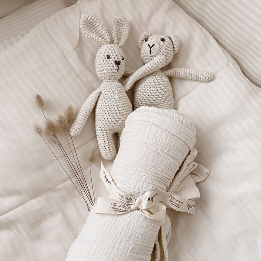 Naturaborn Natural Amigurumi El Örgüsü Oyuncak Ayı 4