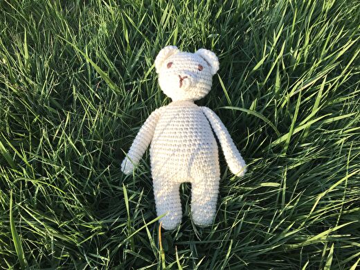 Naturaborn Natural Amigurumi El Örgüsü Oyuncak Ayı 1