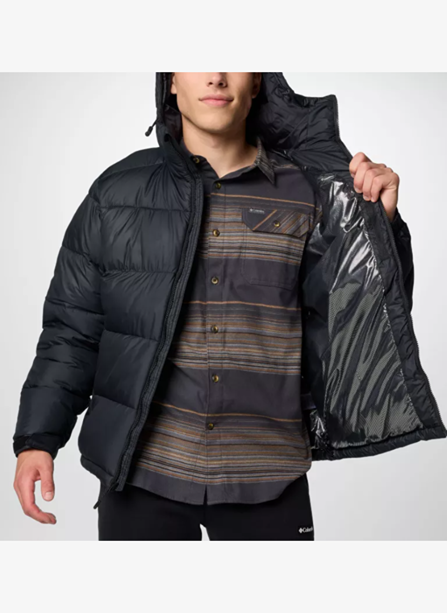 BLAMINK ダークグレー ジャケット Columbia Pike Lake™ Ii Hooded Jacket Siyah Erkek Outdoor Mont