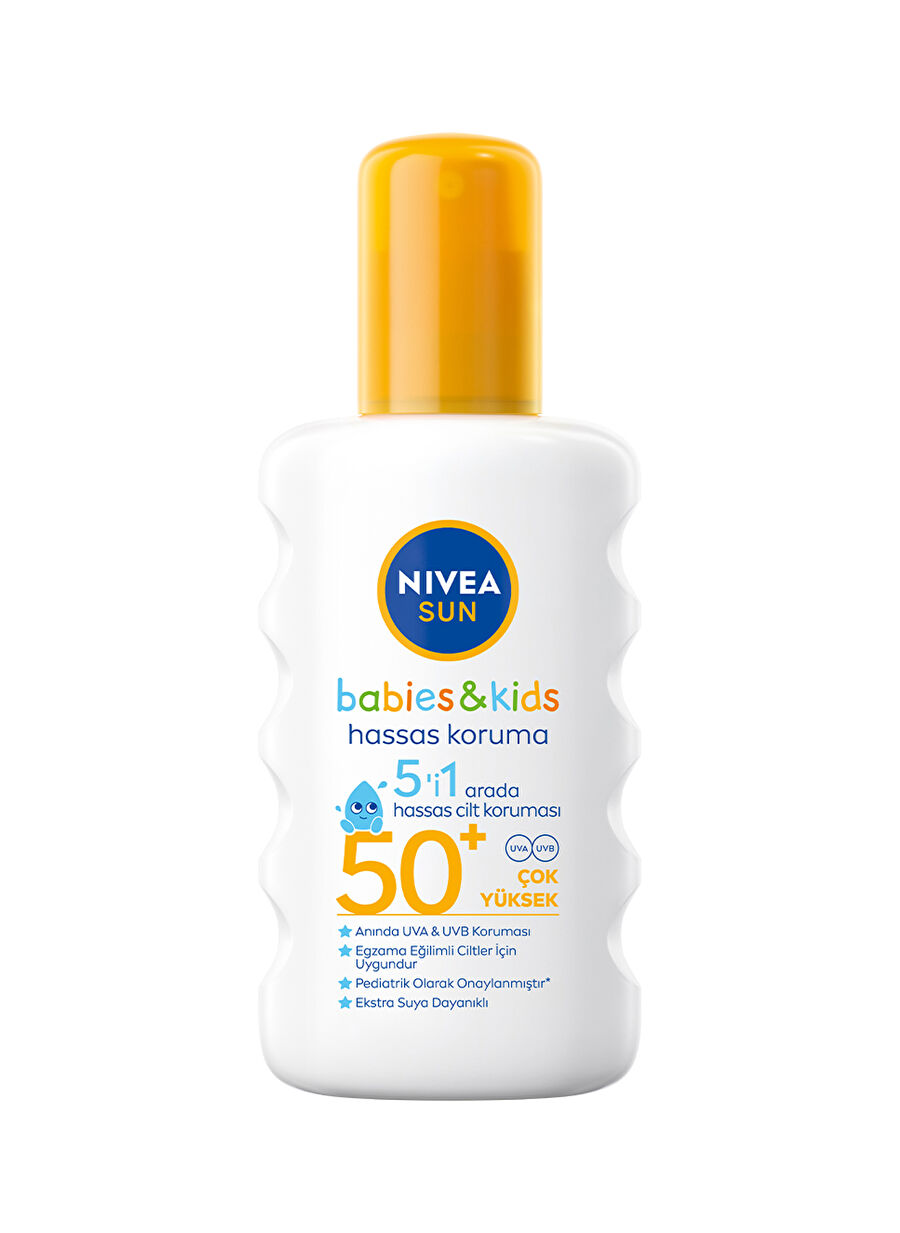 Nivea Sun SPF 50+ Çocuk Hassas Sprey Güneş Ürünü