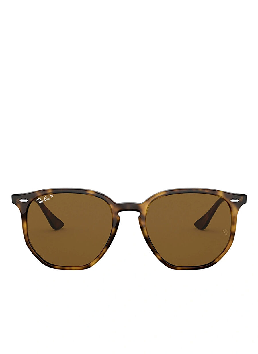 Ray-Ban Highstreet RB4306 Geometrik Kahve Polarize Unisex Güneş Gözlüğü