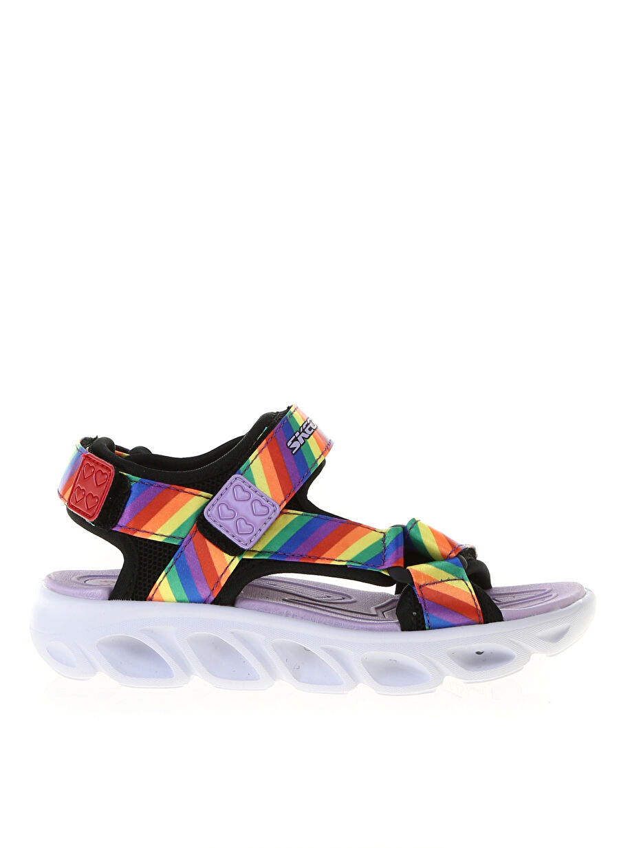 Skechers Çok Renkli Kız Çocuk Sandalet 20218L BKMTHYPNOSPLASHRAINBOWLIGHTS