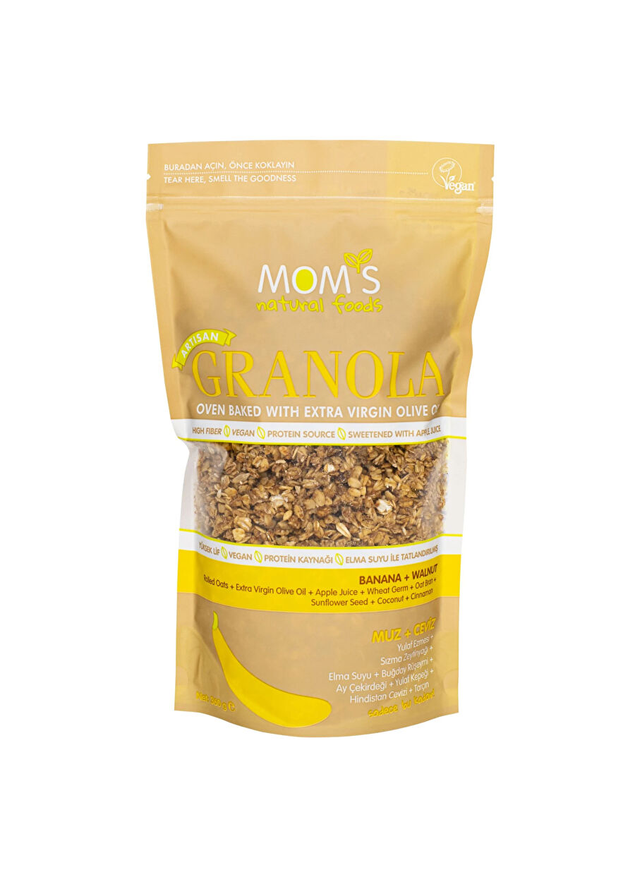 Muz ve Cevizli Granola 360gr