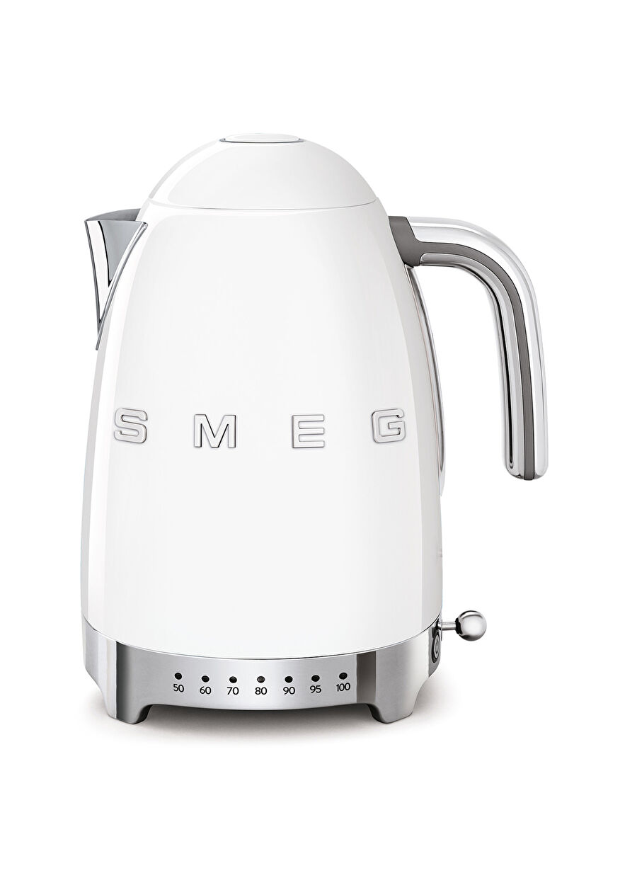 SMEG 50'S Style Retro KLF04WHEU Beyaz Isı Ayarlı Kettle