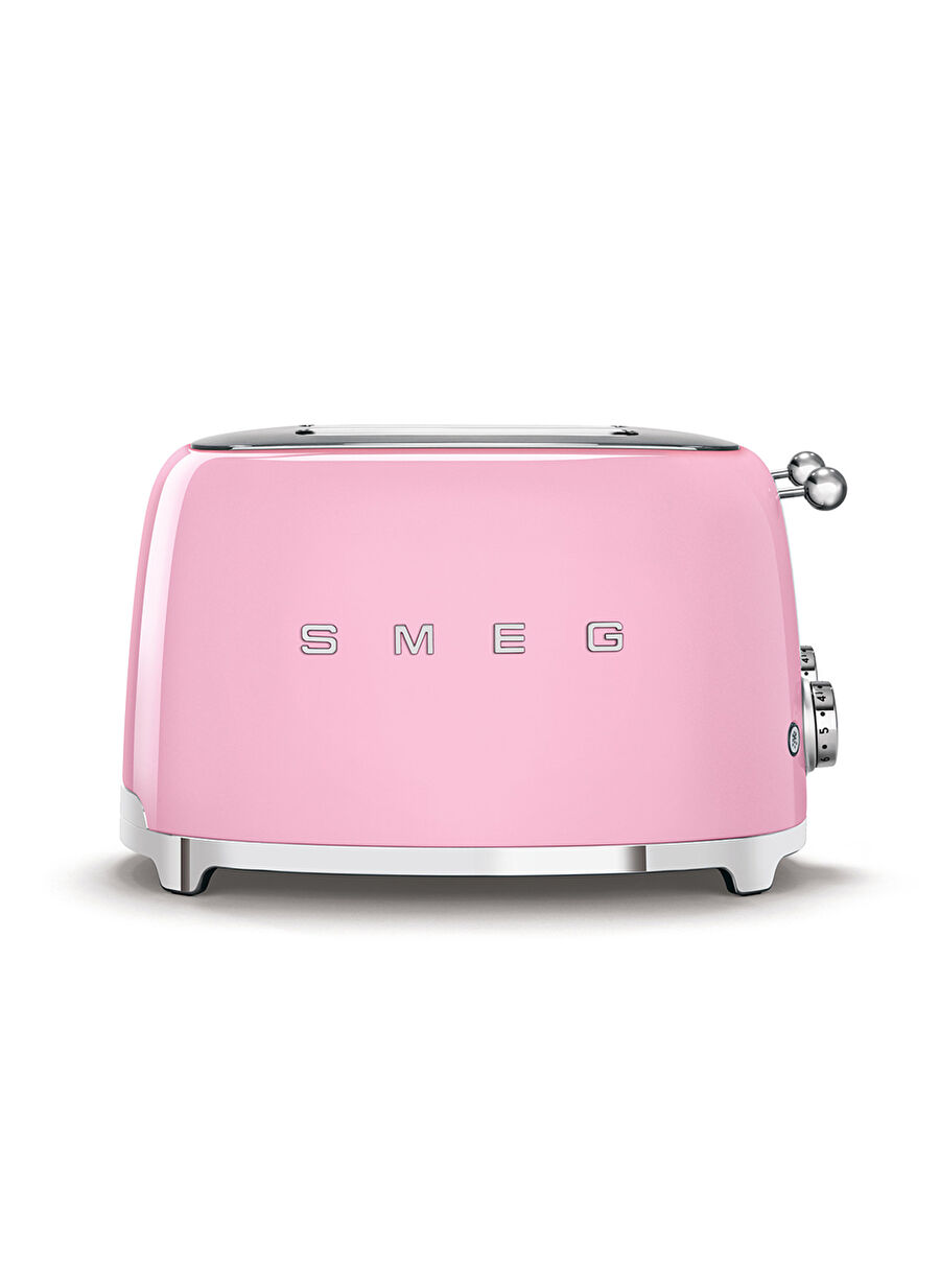 Smeg 50'S Style Retro Tsf03Pkeu Pembe Ekmek Kızartma Makinesi