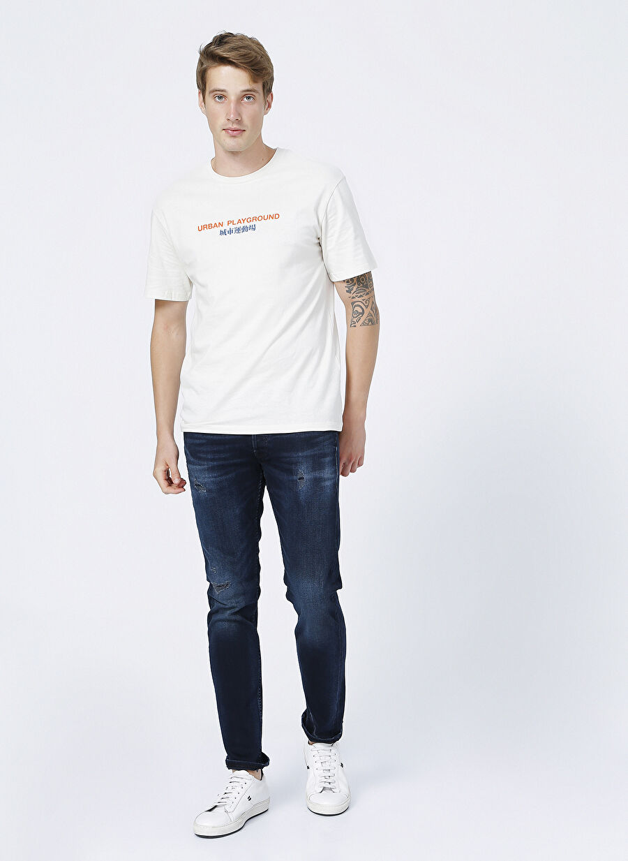 Jack & Jones Düşük Bel Skinny Fit  Erkek Denim Pantolon 12202163_JJIGLENN JJORIGINAL CJ 804