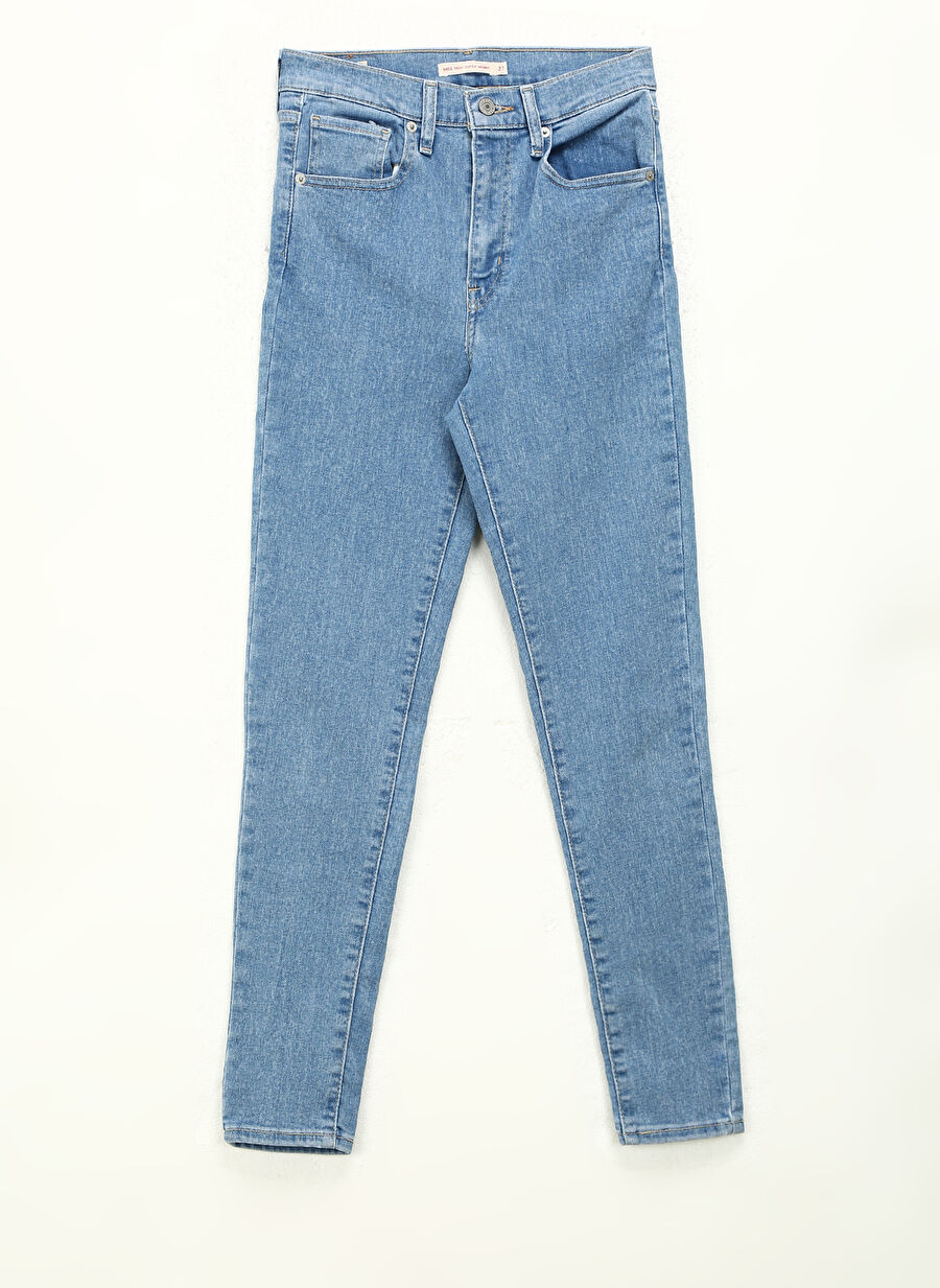 MILE HIGH SUPER SKINNY NAPLES STONE İndigo Kadın Yüksek Bel Çok Dar Denim Pantolon