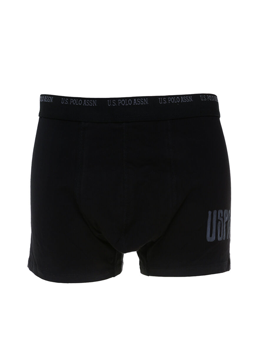 U.S. Polo Assn. I081SZ0IA.000.80338 Siyah Standart Fit Erkek 3''lü Boxer