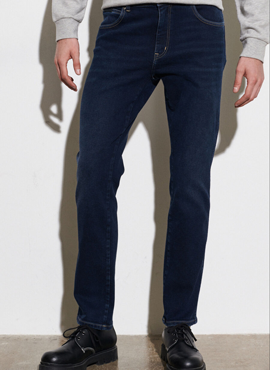 Slim Normal Bel Slim Fit Erkek Denim Pantolon W12S001397-397