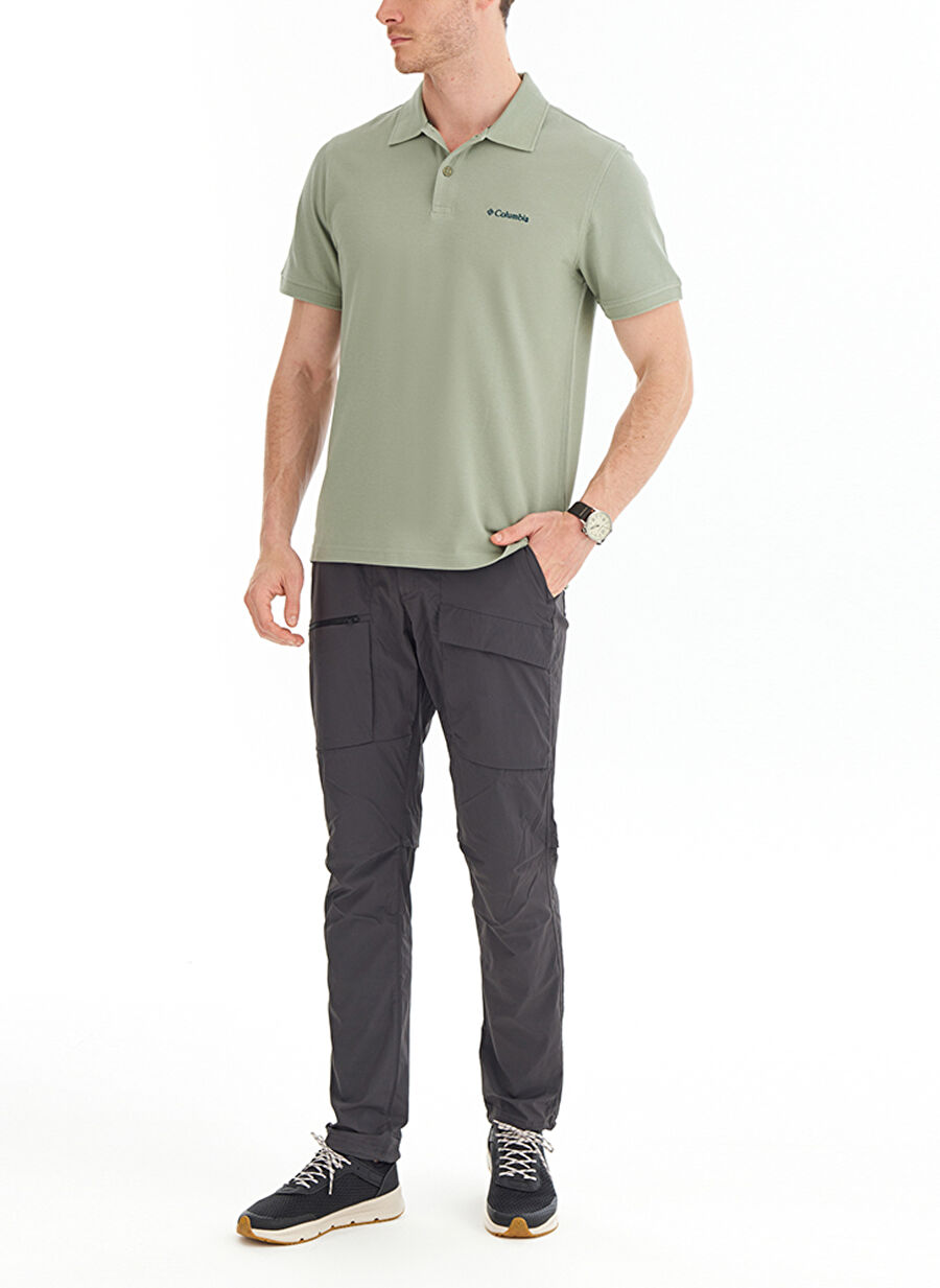 Columbia 9180091348 348 CS0 Yeşil Normal Kalıp Erkek Polo T-Shirt