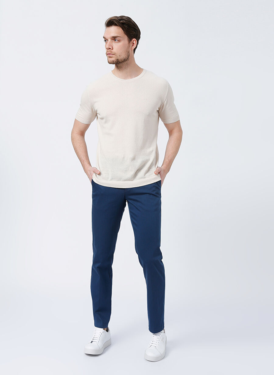 Privé 4BX012220002 Normal Bel Comfort Fit Petrol Erkek Pantolon Boyner