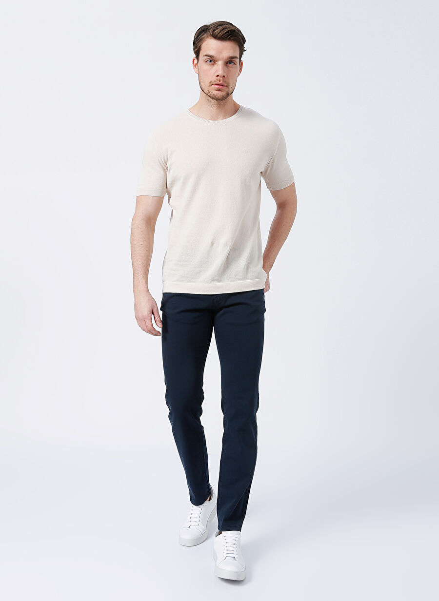 Privé 4BX012220004 Normal Bel Slim Fit Lacivert Erkek Pantolon