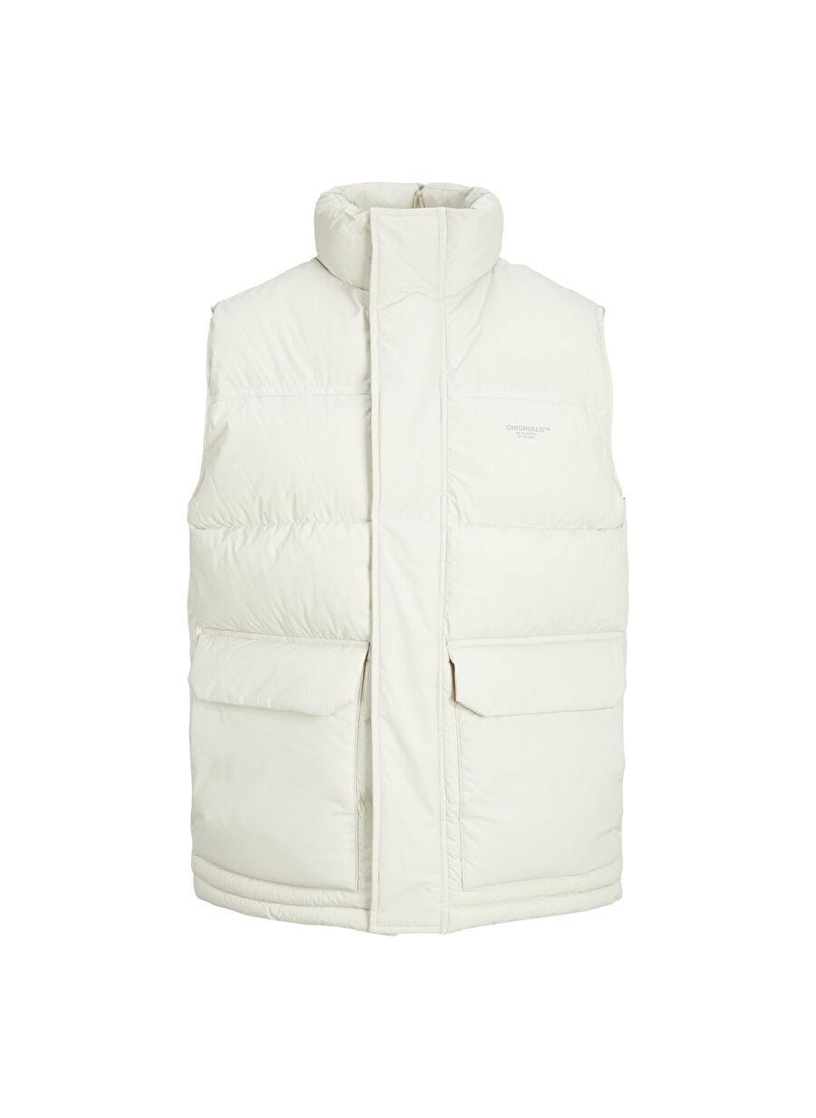 Jack & Jones Bej Erkek Yelek 12215145_JORSENCE BODYWARMER