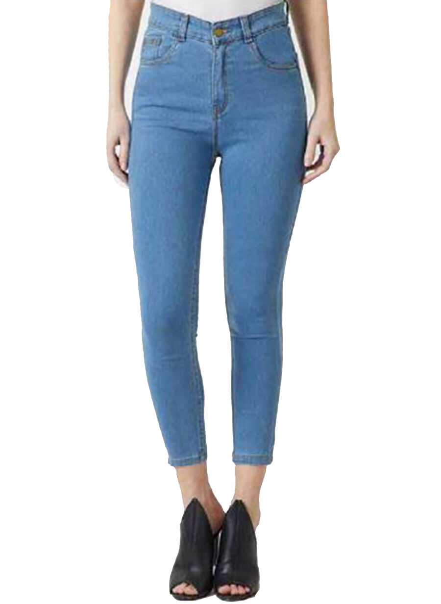 Levis Normal Bel Dar Paça Dar Lacivert Kadın Denim Pantolon