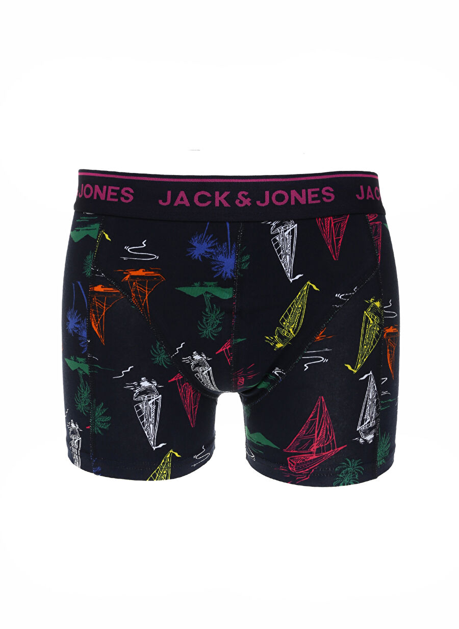 Jack & Jones Lacivert Erkek Boxer 12225101_JACROY TRUNK TRY