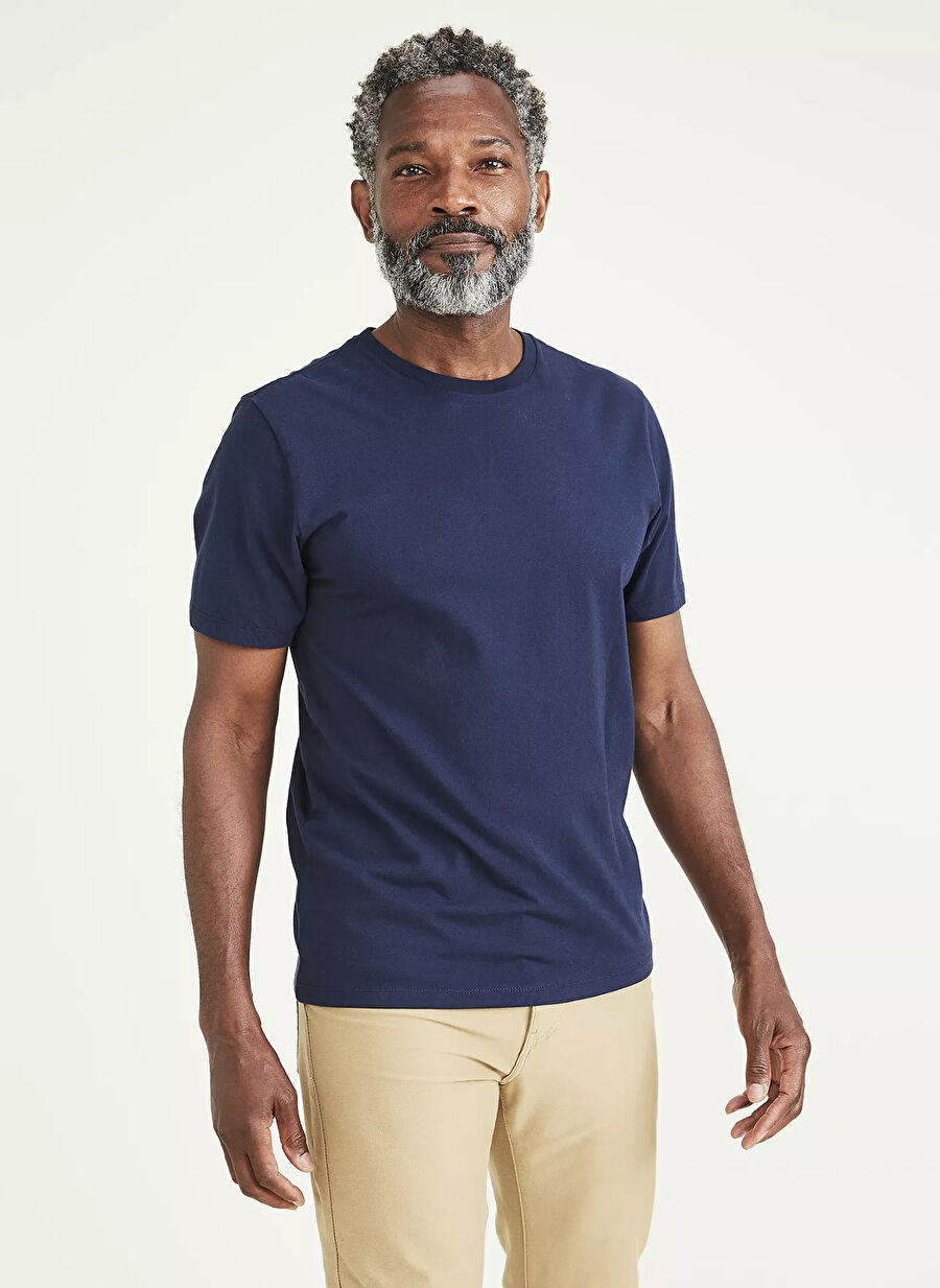 Dockers Slim Fit Mavi Erkek Crewneck T-Shirt A3143-0003