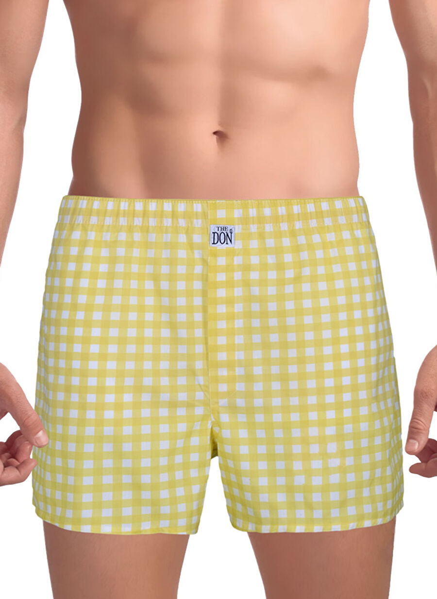 The Don Sarı - Beyaz Erkek Boxer TDNPOP106 Boyner