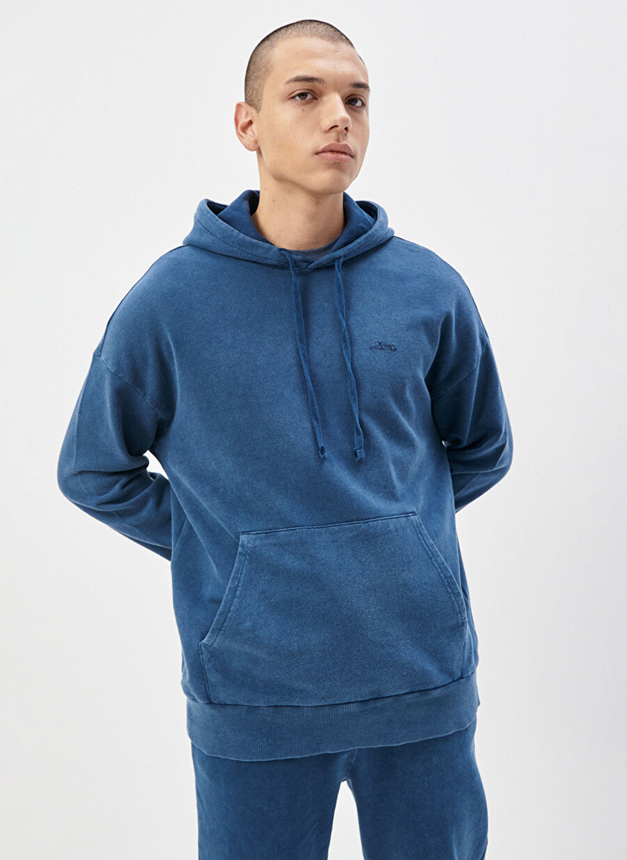 Riders By Lee Kapüşonlu  Normal Kalıp Siyah Erkek Sweatshirt L222720-001