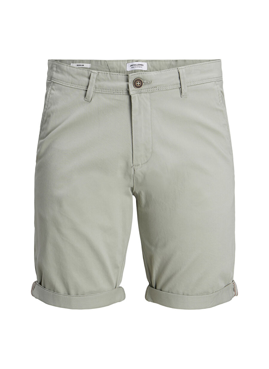 Jack & Jones Gri Erkek Şort 12165604_JPSTBOWIE JJSHORTS SOLID S