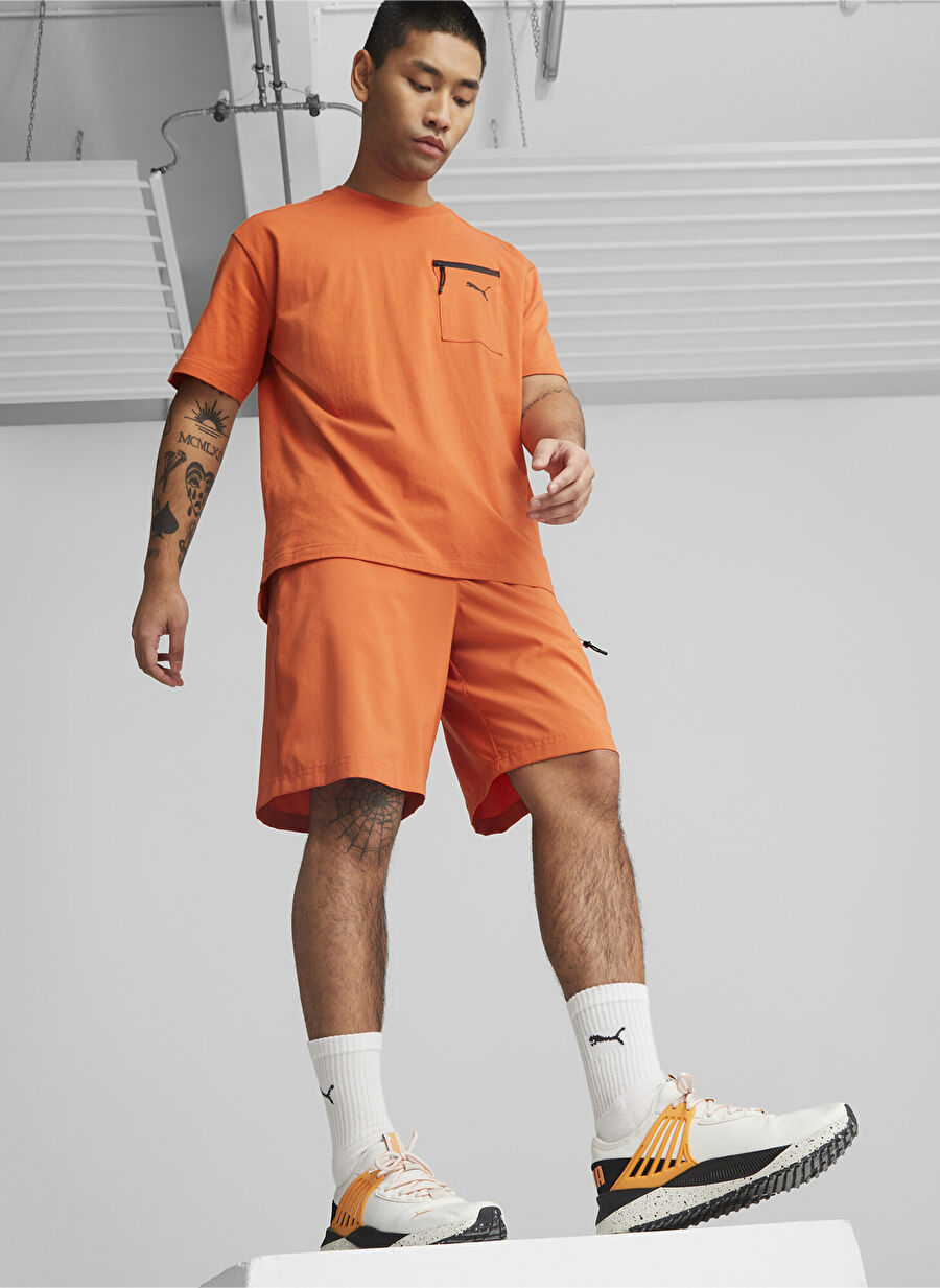 Puma Regular Fit Turuncu Erkek Şort 67340394 OPEN ROAD Woven Shorts