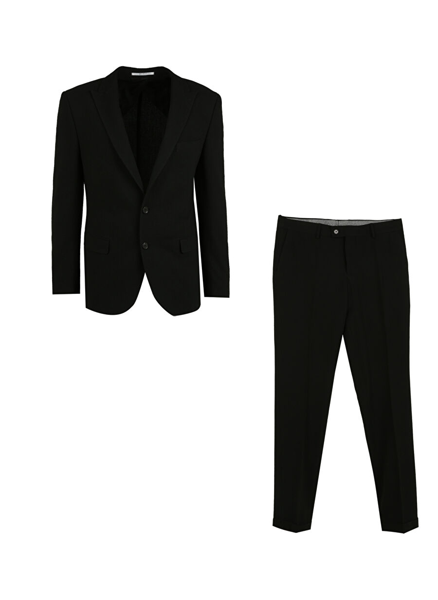 Beymen Business Normal Bel Slim Fit Siyah Erkek Takım Elbise 4B3023200012 Boyner