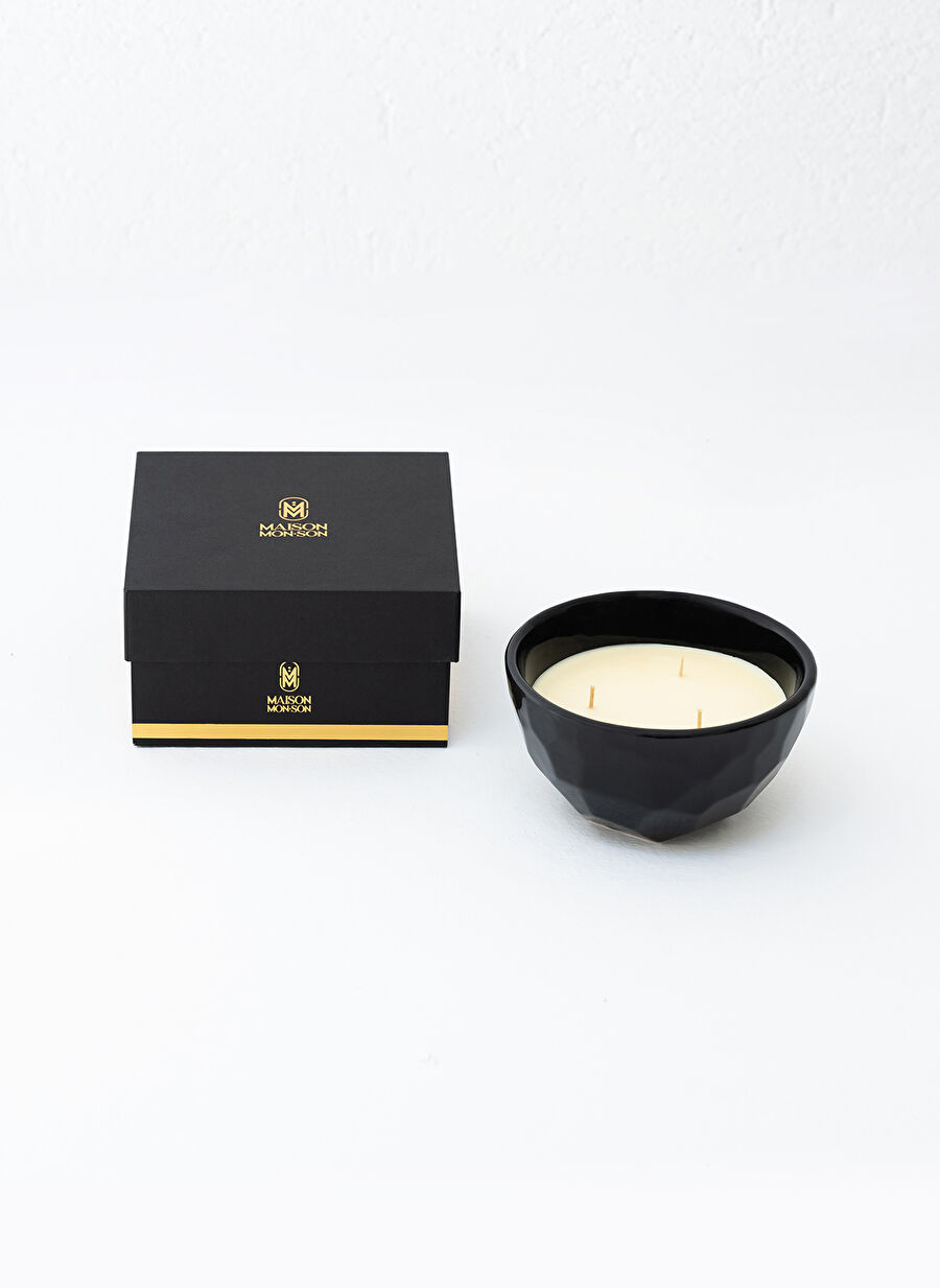 Maison Monson Toi Black Luxury Candle Spicy Kokulu Mum