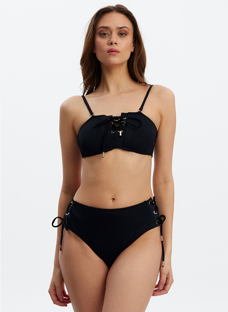 Louren Siyah Kadın Bikini Takım LRN23YKB1674