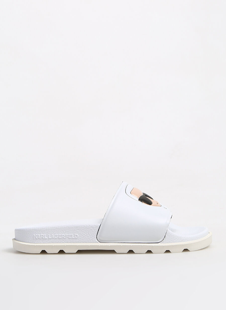 Karl Lagerfeld Beyaz Kadın Terlik KL80975