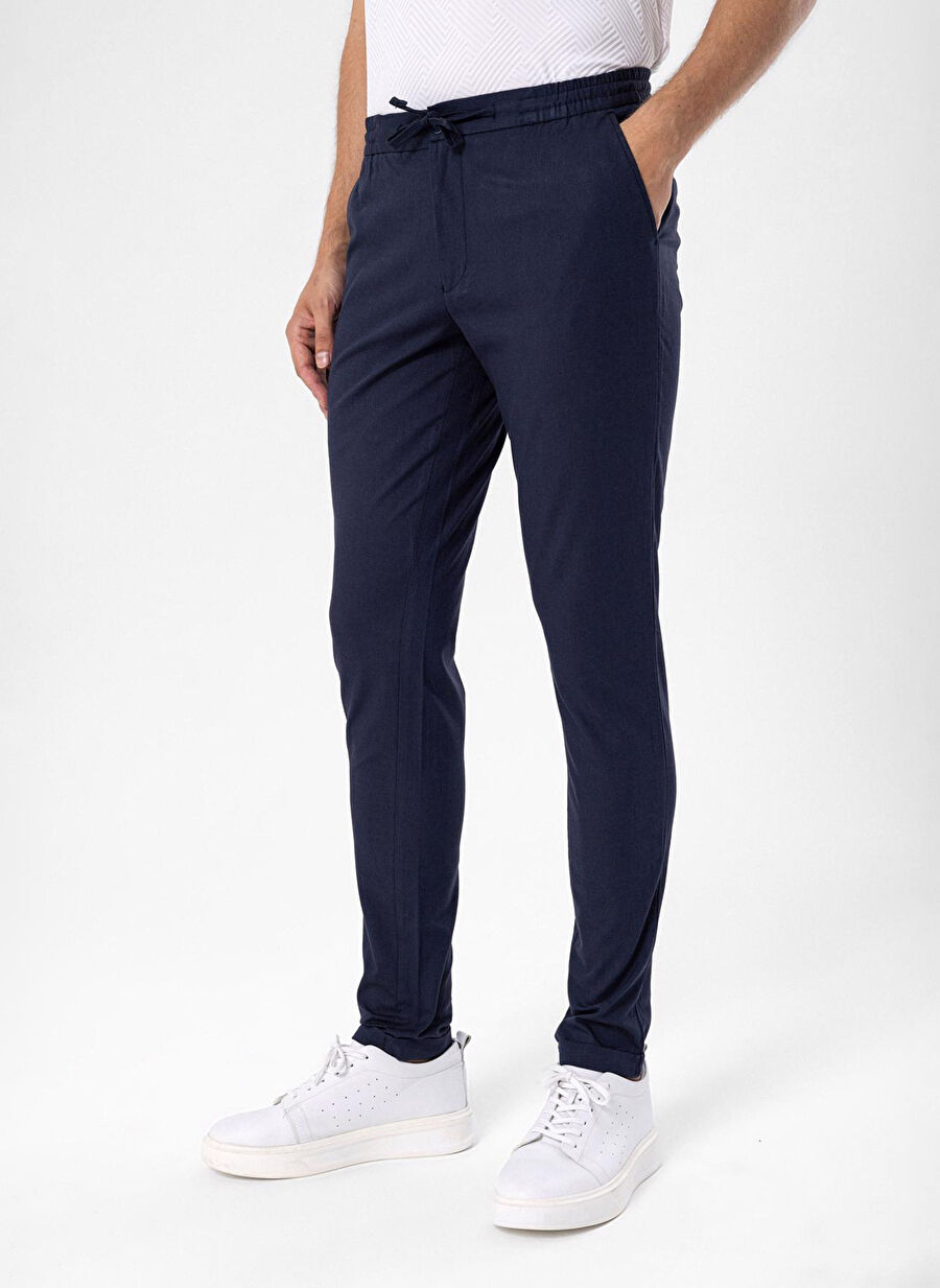 Süvari Normal Bel Normal Paça Slim Fit Lacivert Erkek Pantolon PN2020500549