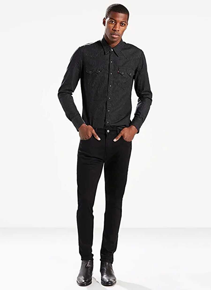 Levis 512 Slim Taper Nativ Siyah Erkek Dar Paça Slim Fit Denim Pantolon A2087-0020 Lse