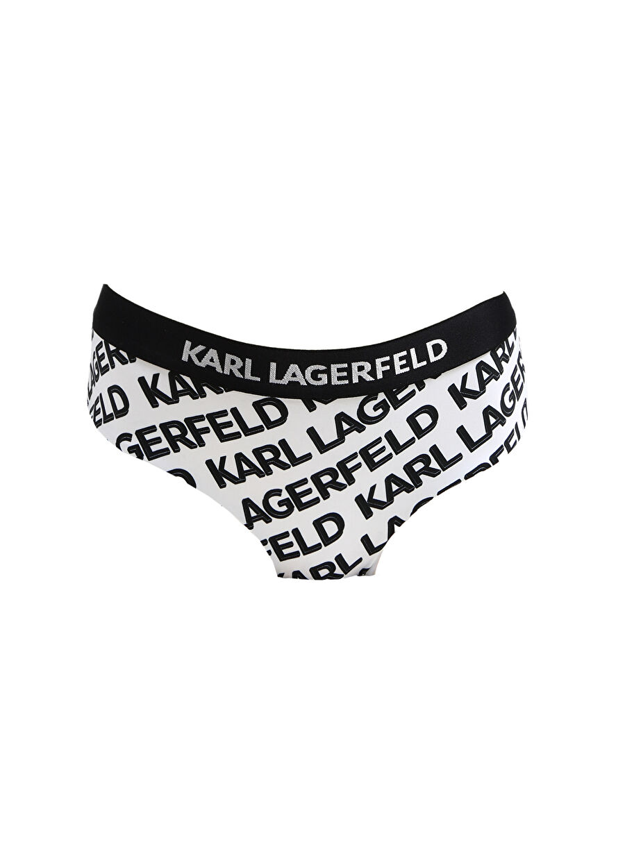 KARL LAGERFELD Beyaz Kadın Bikini Alt 230W2214