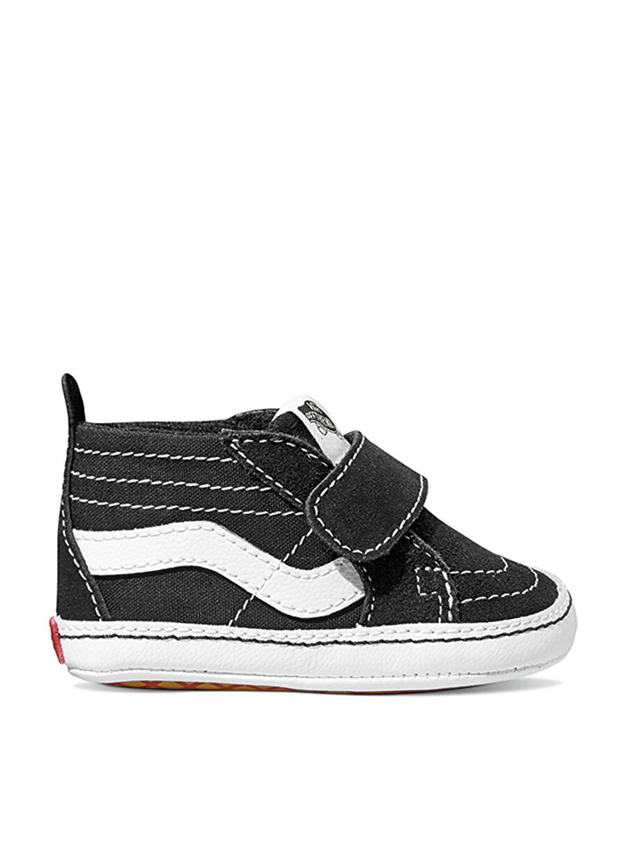 Vans VN0A346P6BT1 IN SK8-Hi Crib Siyah Deri Erkek Bebek Patik