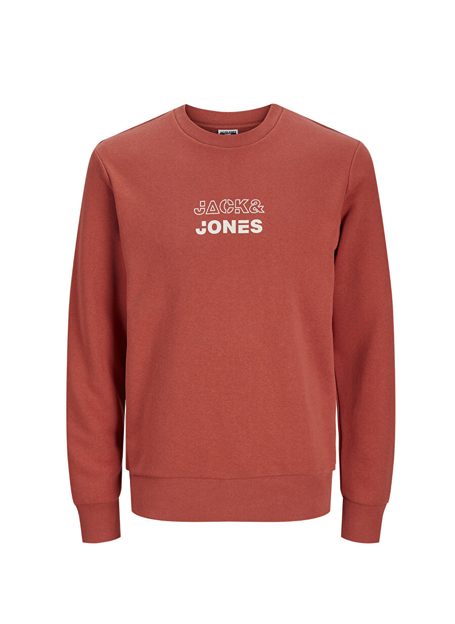 Jack & Jones Yuvarlak Yaka Kırmızı Erkek Sweatshırt 12225139_JCORIZ SWEAT CREW NECK