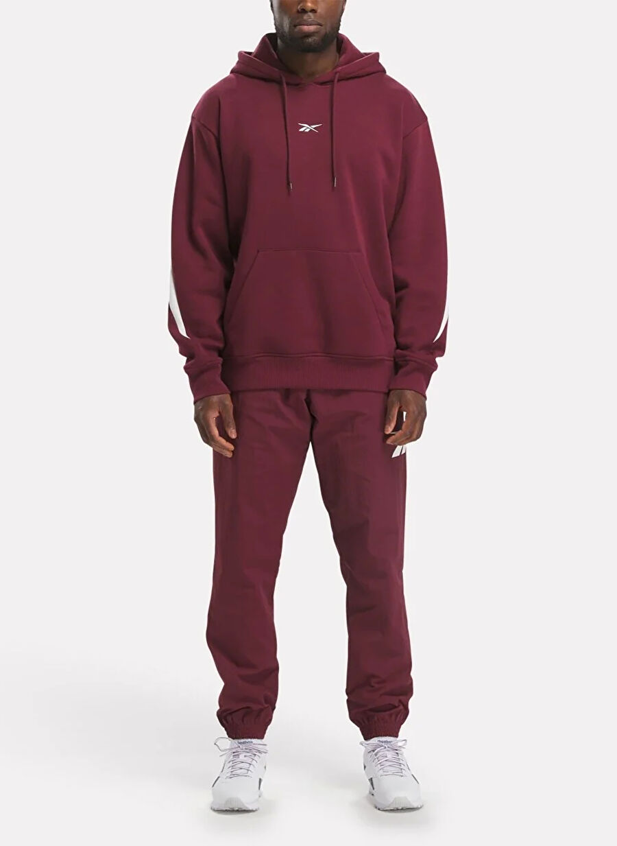 Reebok IL4568 CLASSICS BRAND PROUD HOOD Bordo Unisex Yuvarlak Yaka Normal Kalıp Sweatshirt