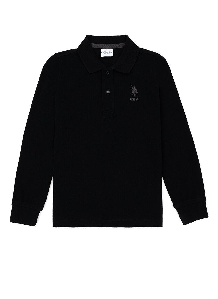 U.S. Polo Assn. Siyah Erkek Çocuk Sweatshirt TP01KIDSSK023