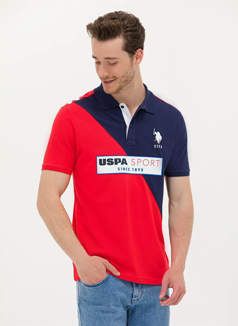 U.S. Polo Assn. Kırmızı Erkek Polo T-Shirt T-JOPEL Boyner
