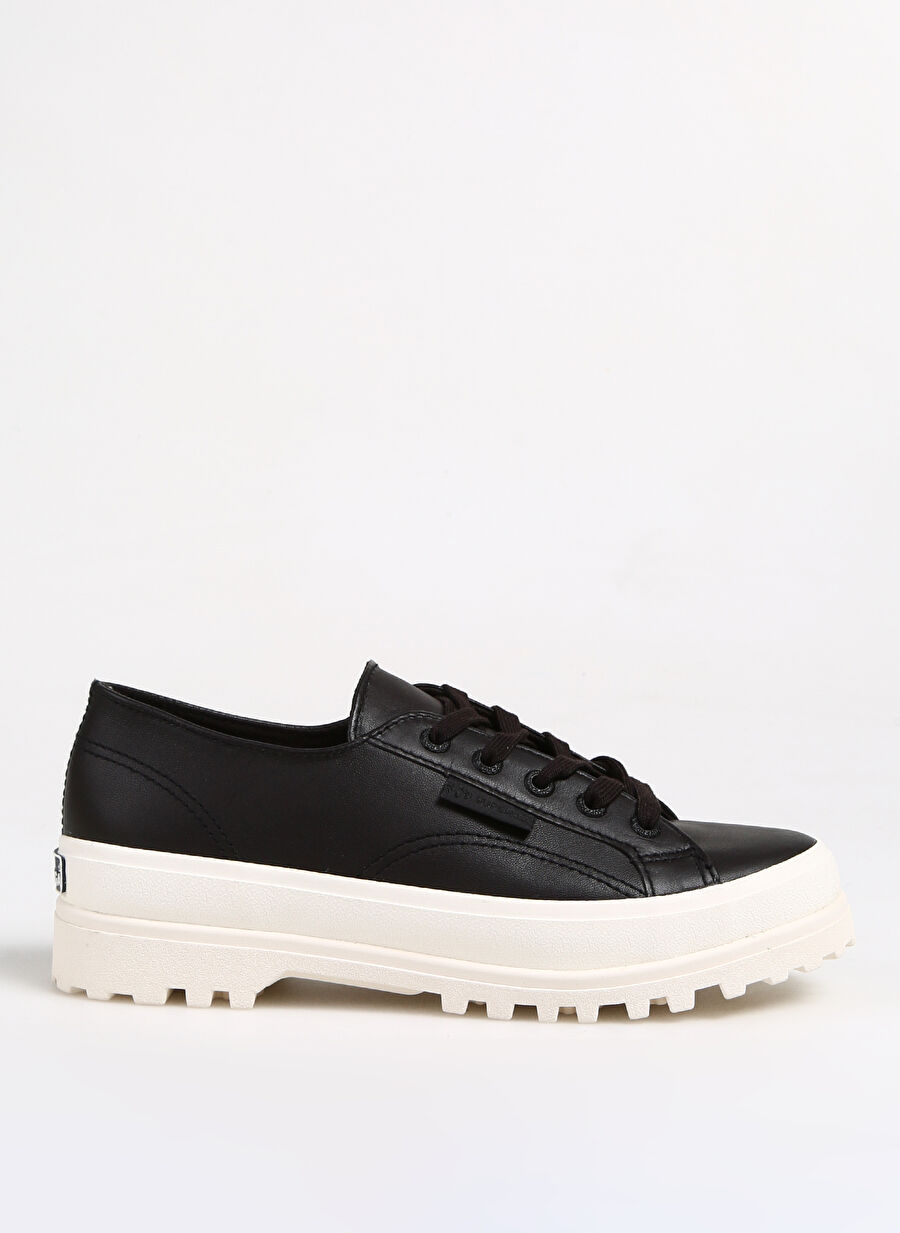 Superga Siyah Kadın Deri Sneaker S111DSWAHJ-SP