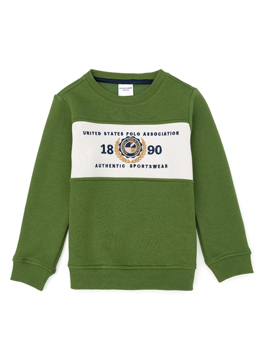 U.S. Polo Assn. Yeşil Erkek Çocuk Sweatshirt