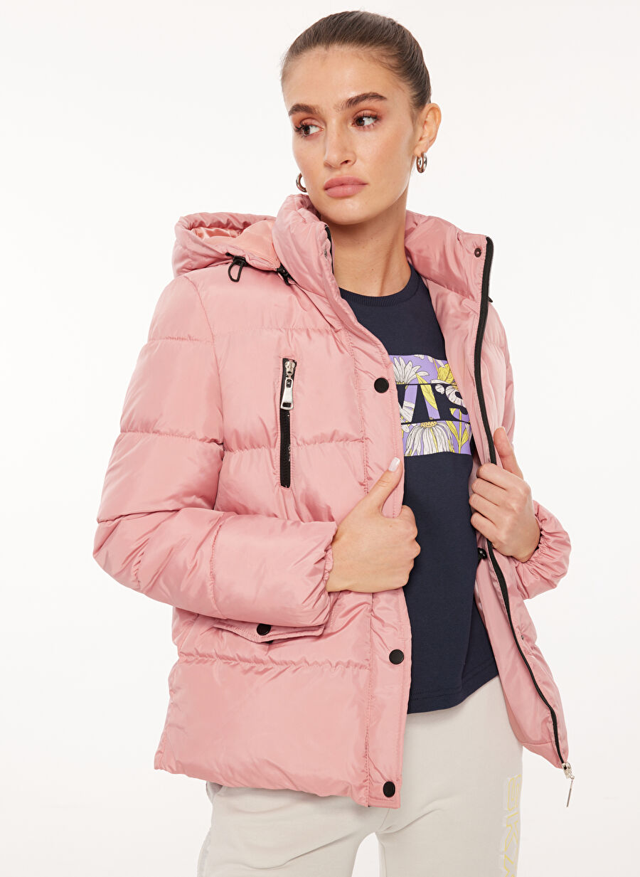 Jovonna Pembe Kadın Mont