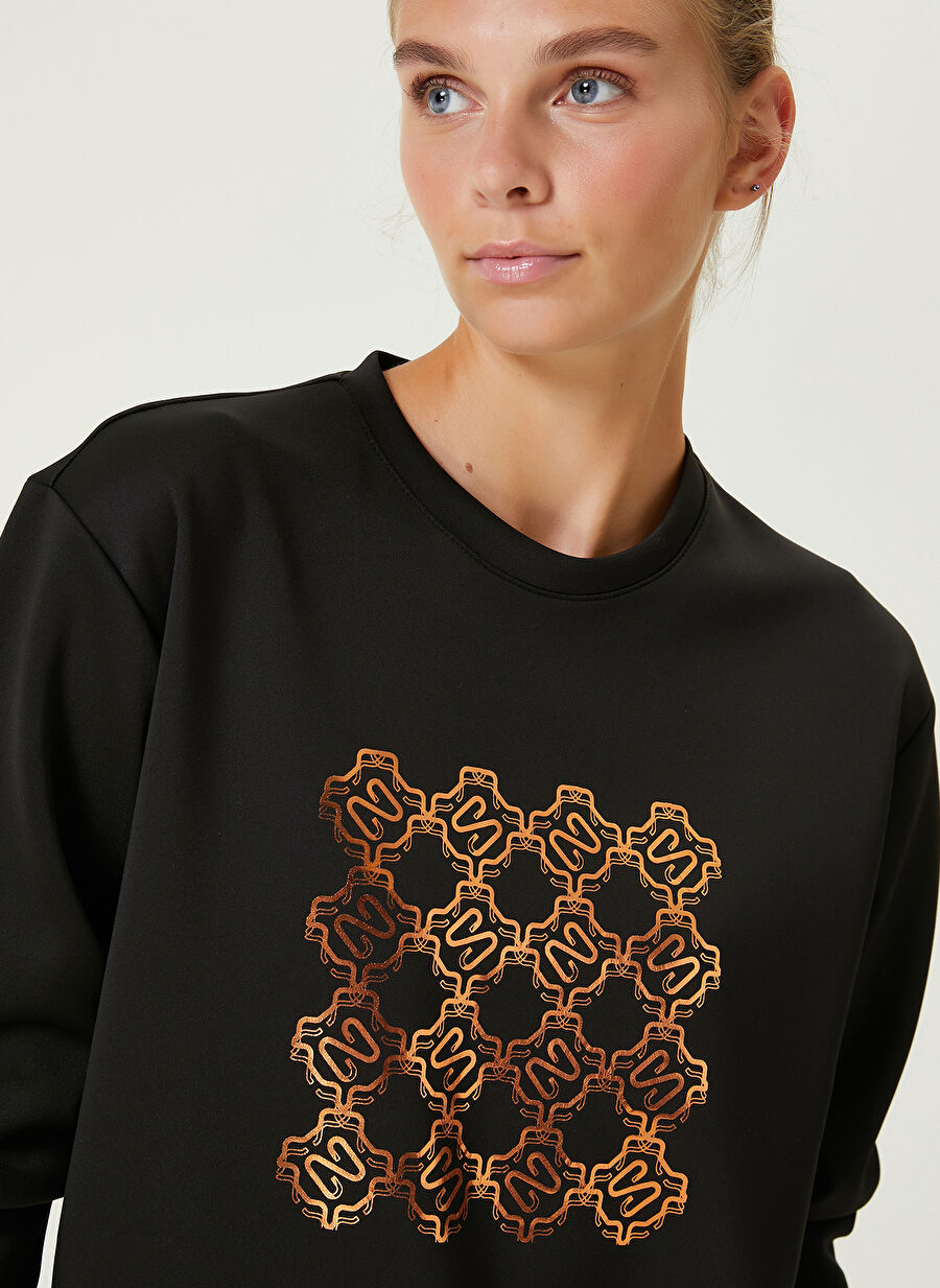 Network Siyah Kadın Sweatshirt 1089524