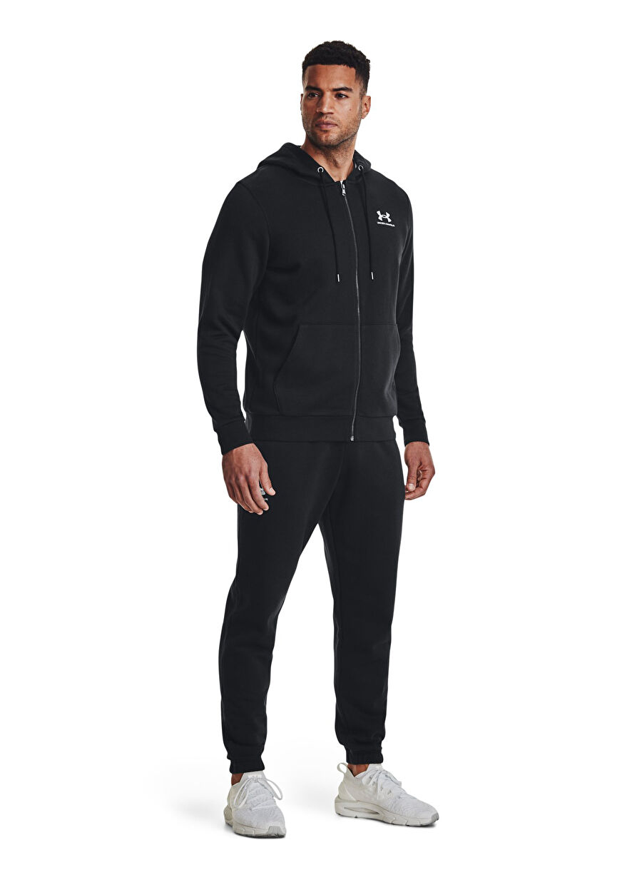 Under Armour 881-001 Ua Essential Fleece Fz Hood Siyah Kapüşon