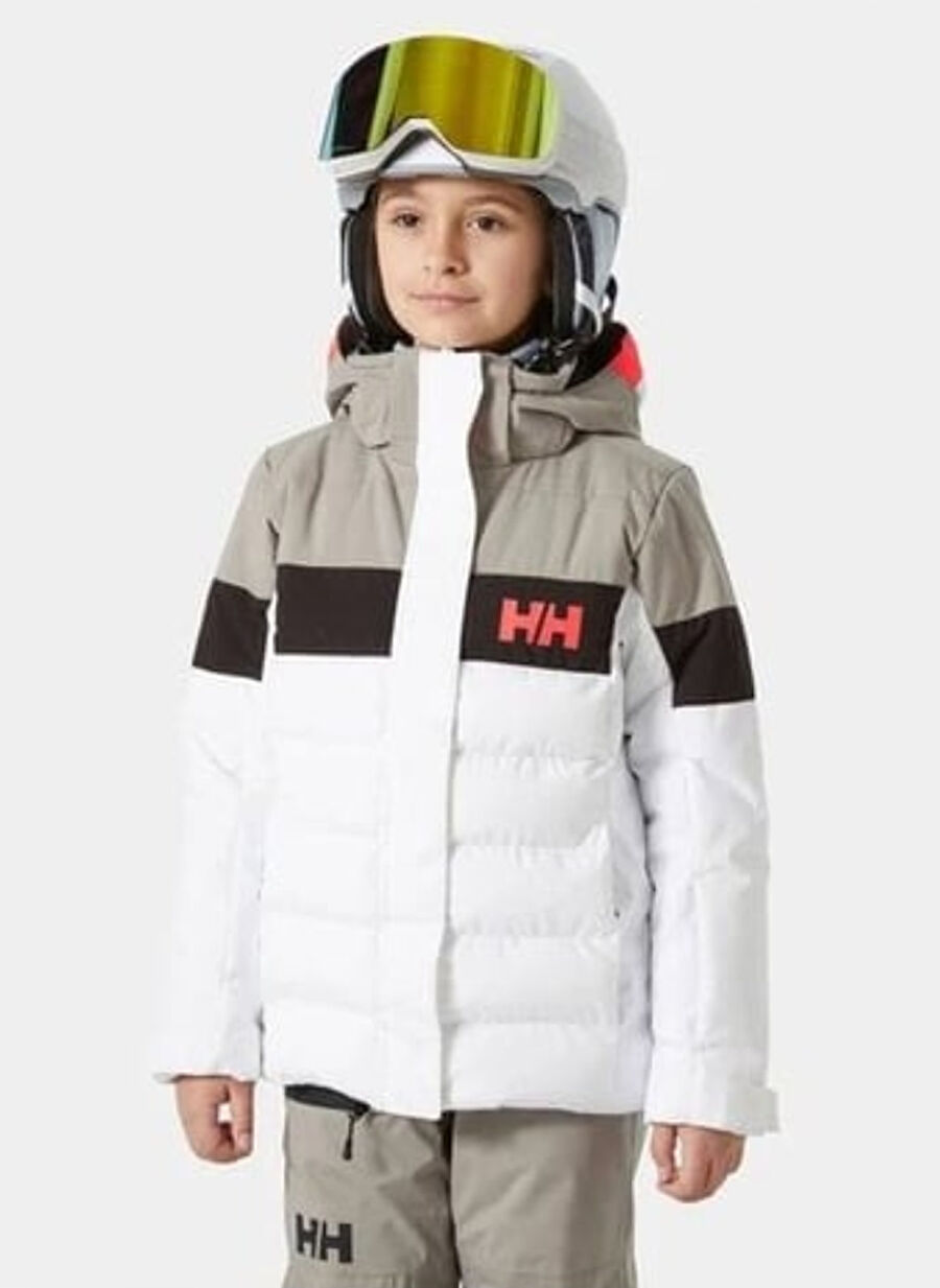 Helly Hansen Beyaz Erkek Çocuk Kayak Montu HHA.41681 JR DIAMOND