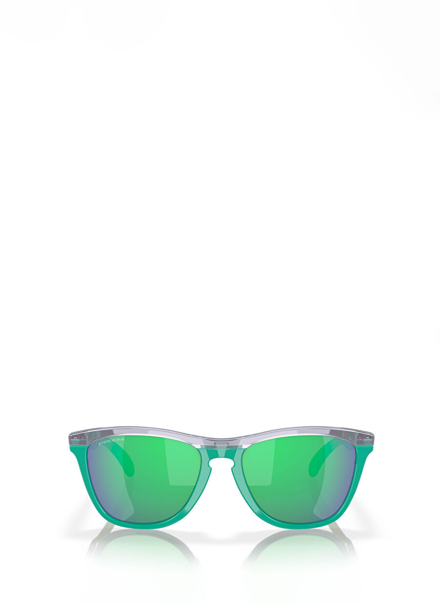 Oakley Frogskins™ Range OO9284 Yuvarlak Yeşil Erkek Güneş Gözlüğü