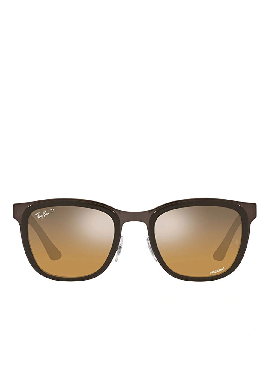 Ray-Ban Clyde RB3709 Kare Kahve Polarize Unisex Güneş Gözlüğü