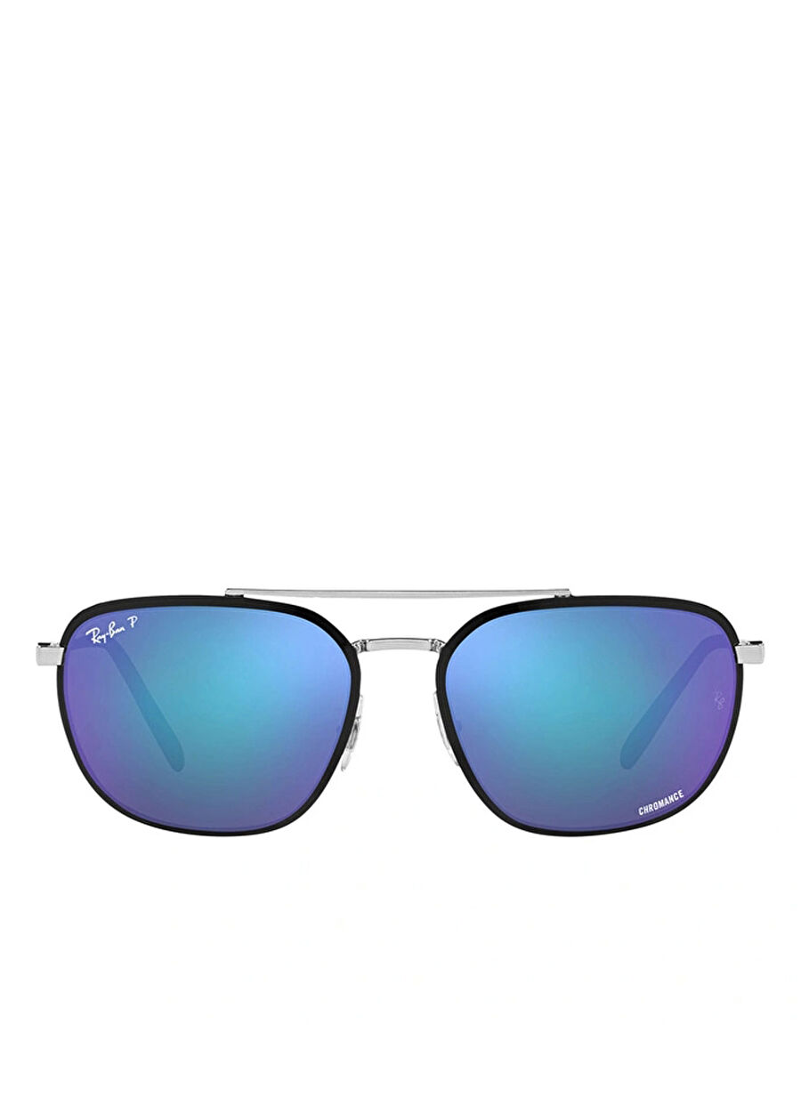 Ray-Ban Chromance RB3708 Kare Siyah Polarize Unisex Güneş Gözlüğü